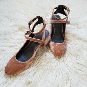 Rebecca Minkoff Pink Suede Heels